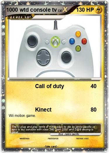 Pokemon 1000 wtd console tv