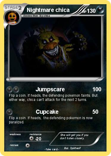 Pokemon Nightmare chica