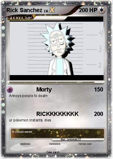 Pokemon Rick Sanchez