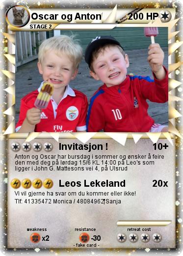 Pokemon Oscar og Anton
