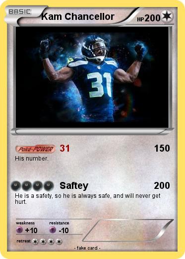 Pokemon Kam Chancellor