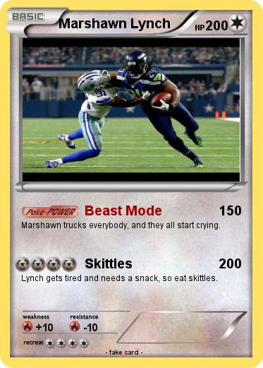 Pokemon Marshawn Lynch