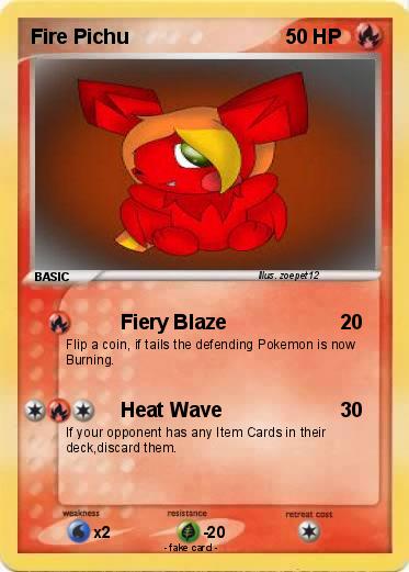 Pokemon Fire Pichu