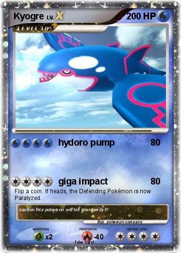 Pokemon Kyogre