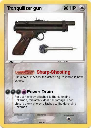 Pokemon Tranquilizer gun
