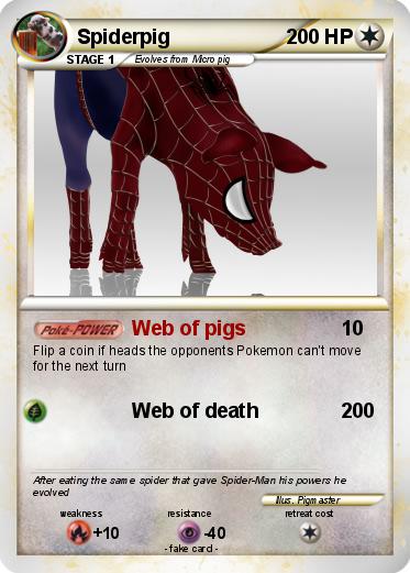 Pokemon Spiderpig