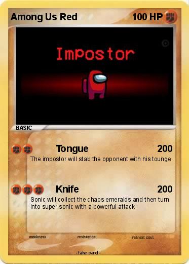 Pokemon Among Us Red