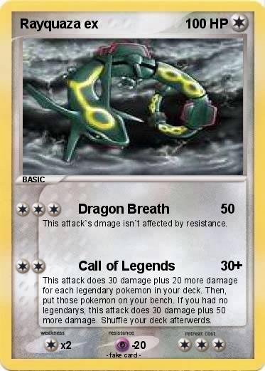 Pokemon Rayquaza ex