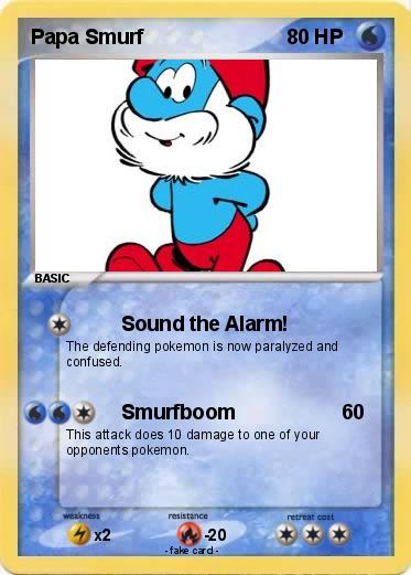 Pokemon Papa Smurf
