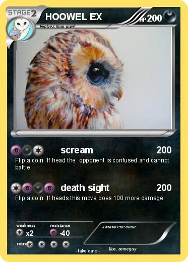 Pokemon HOOWEL EX
