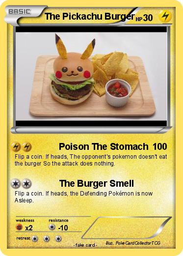 Pokemon The Pickachu Burger