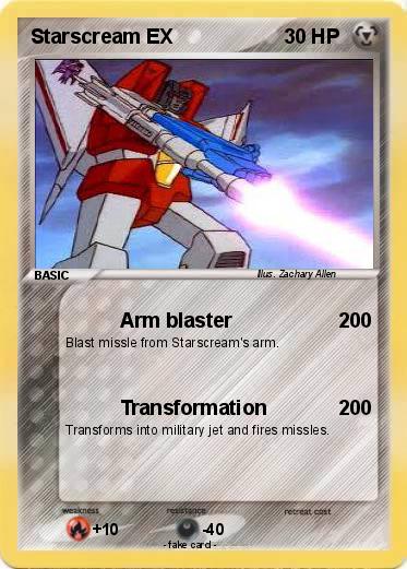 Pokemon Starscream EX