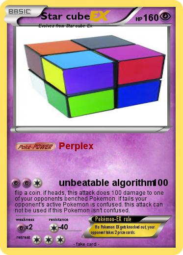 Pokemon Star cube