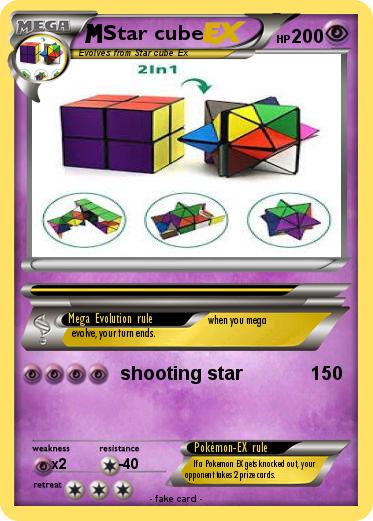 Pokemon Star cube