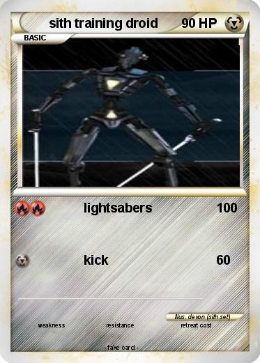 Pokemon sith training droid