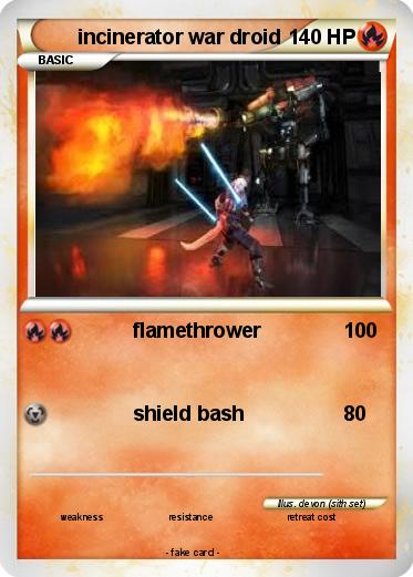 Pokemon incinerator war droid