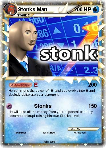 Pokemon Stonks Man