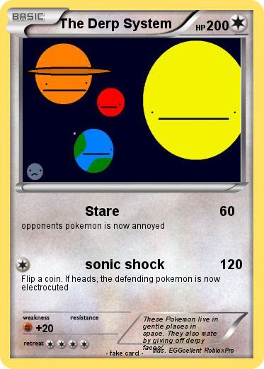 Pokemon The Derp System