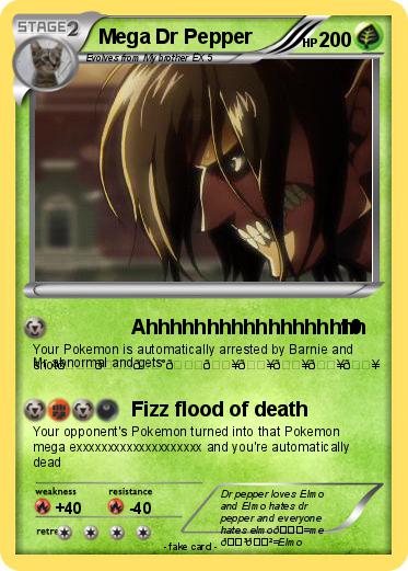 Pokemon Mega Dr Pepper