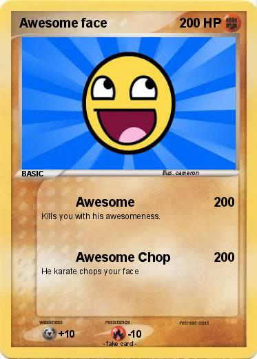 Pokemon Awesome face