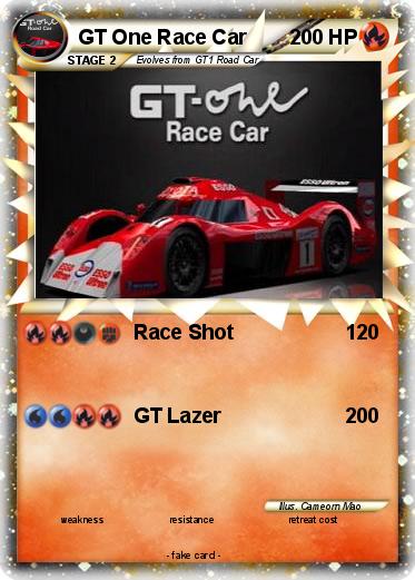 Pokemon GT One Race Car