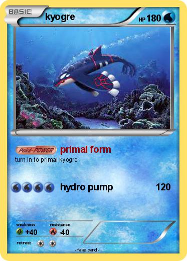 Pokemon kyogre