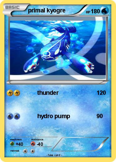 Pokemon primal kyogre