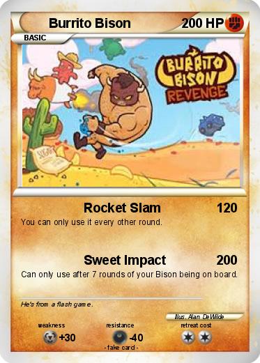 Pokemon Burrito Bison