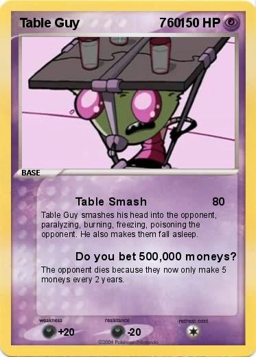 Pokemon Table Guy                       760