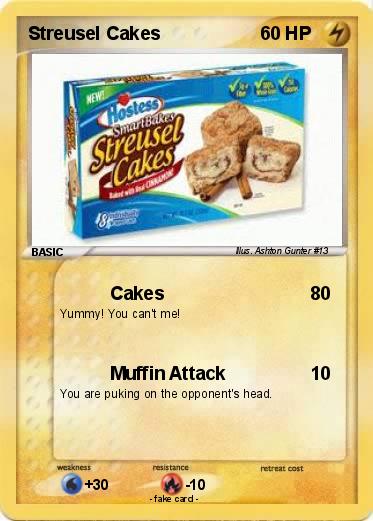 Pokemon Streusel Cakes