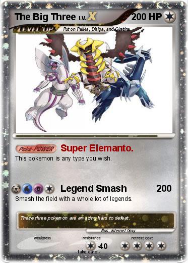 Pokemon The Big Three