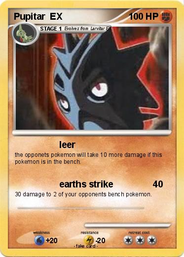 Pokemon Pupitar  EX