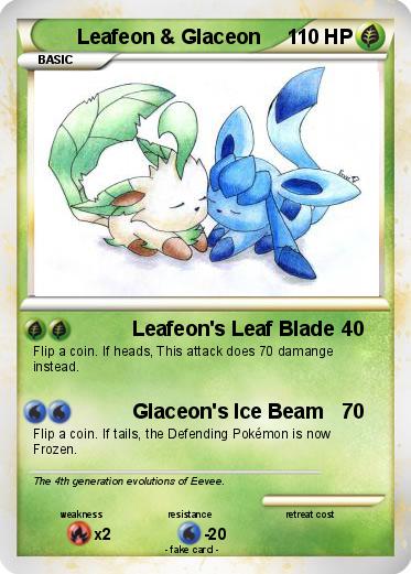 Pokemon Leafeon & Glaceon