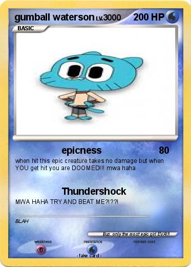 Pokemon gumball waterson