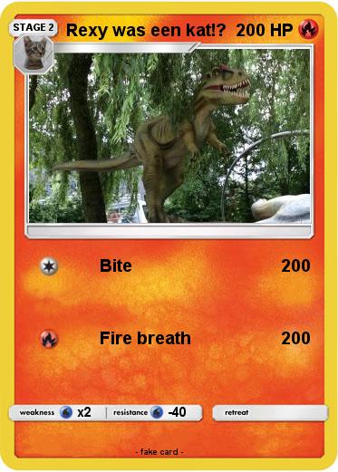 Pokemon Rexy was een kat!?