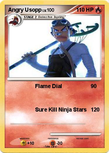 Pokemon Angry Usopp