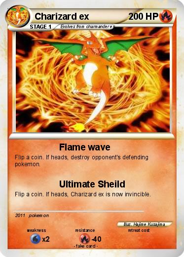 Pokemon Charizard ex
