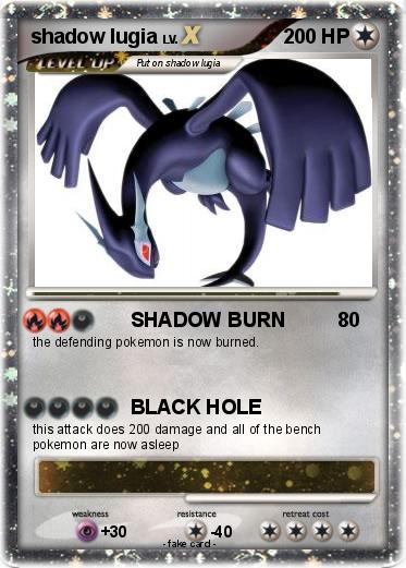 Pokemon shadow lugia
