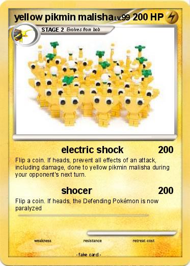 Pokemon yellow pikmin malisha