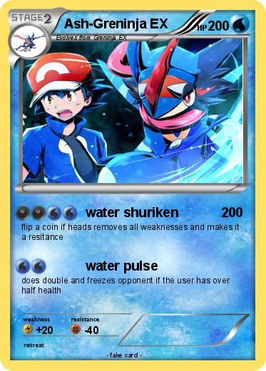 Pokemon Ash-Greninja EX