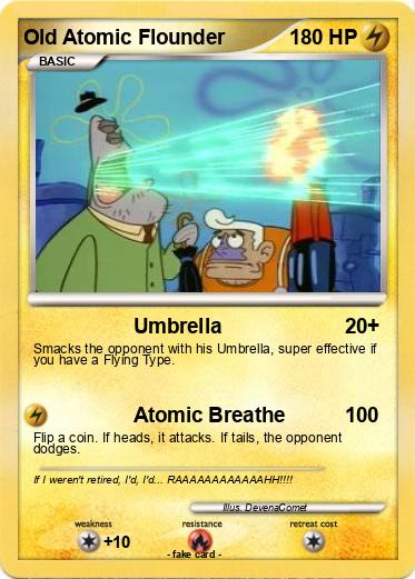 Pokemon Old Atomic Flounder
