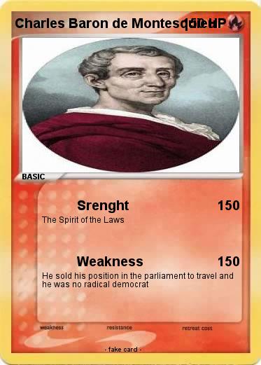 Pokemon Charles Baron de Montesquieu