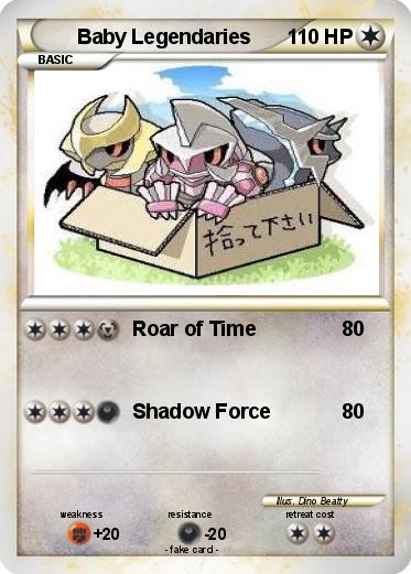 Pokemon Baby Legendaries