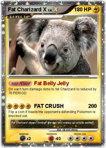 Pokemon Fat Charizard X