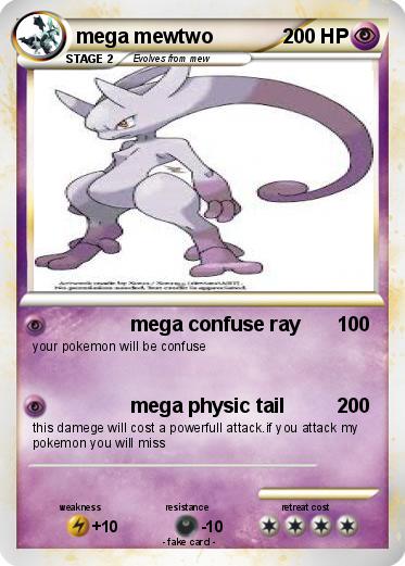 Pokemon mega mewtwo