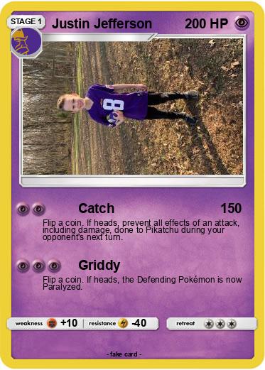 Pokemon Justin Jefferson