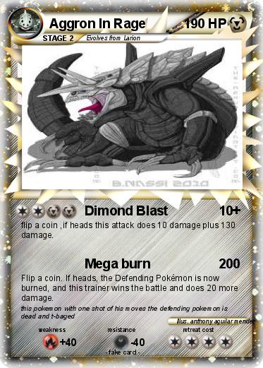 Pokemon Aggron In Rage