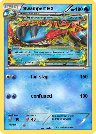 Pokemon Swampert EX