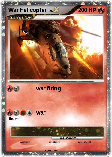 Pokemon War helicopter