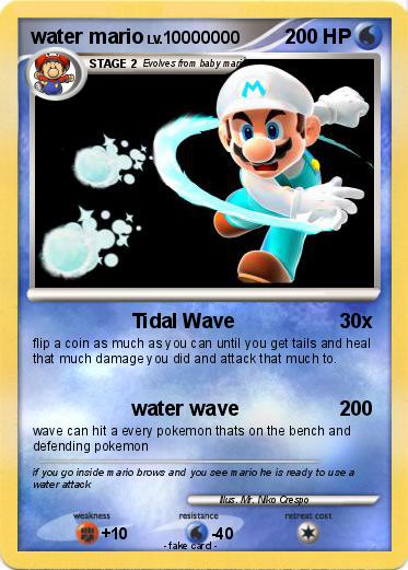 Pokemon water mario